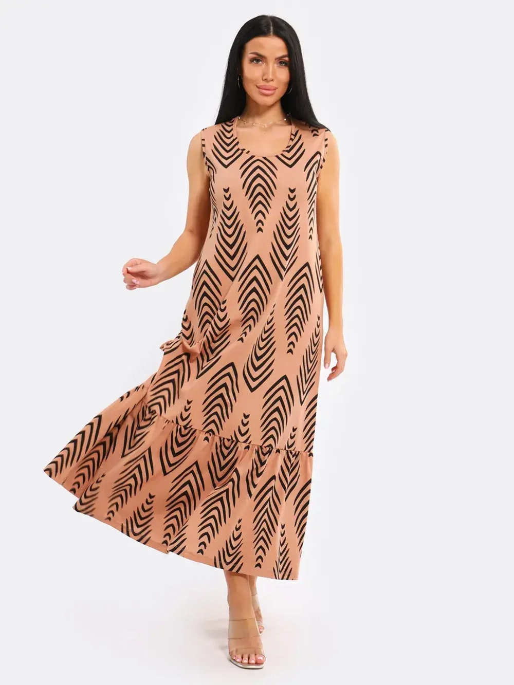 Платье хлопок свободное