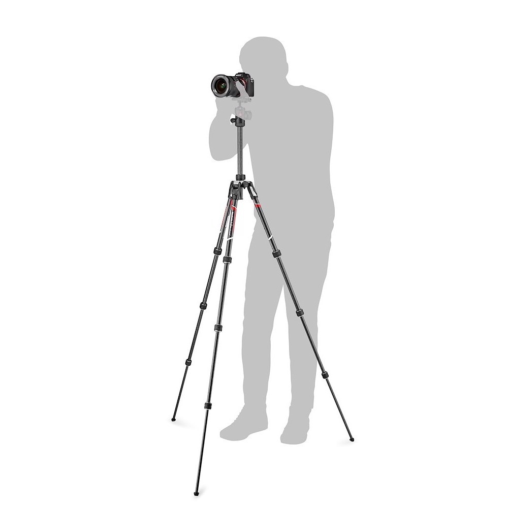 Штатив с головкой Manfrotto Befree Advanced Travel Twist Carbon
