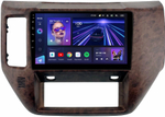 Магнитола для Nissan Patrol Y61 2004-2010 (рамка дерево) - Teyes CC3L монитор 9" IPS на Android 10, 8-ядер, CarPlay, 4G SIM-слот