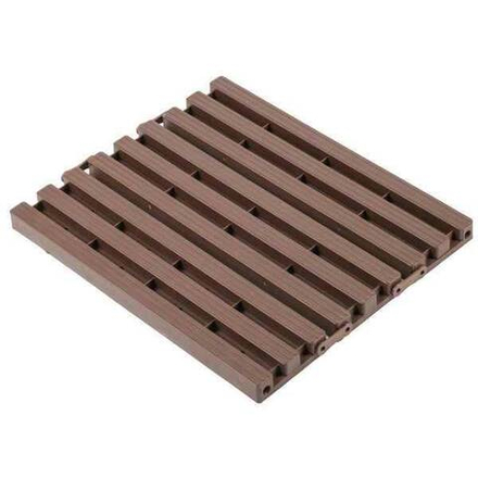 Дорожка садовая Мегасад 30х8см, 16 секций, полипропилен, коричневый, HD7088