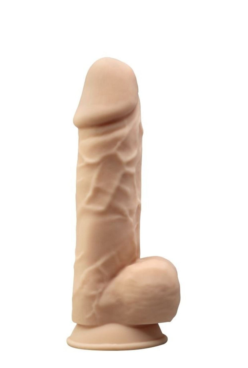 SileXD Фаллоимитатор на присоске с мошонкой MODEL 4 (8.5)