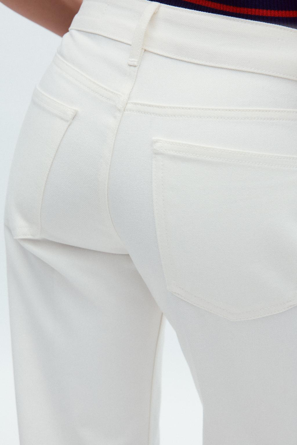 Джинсы flared с низкой посадкой — zw collection