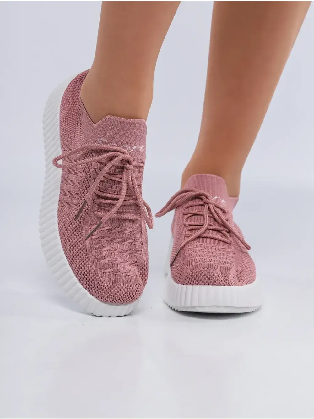 Слипоны на высокой подошве мокасины летние текстильные