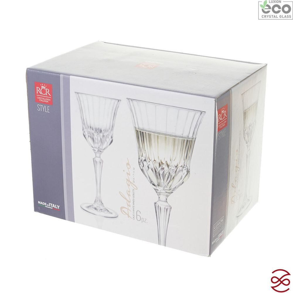 Набор фужеров для вина RCR Adagio 220мл (6 шт)