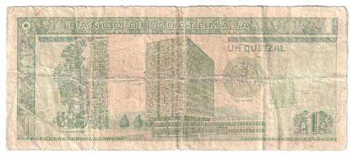 Guatemala, 1 Quetzal, 1993 - 1995, G