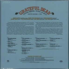 Grateful Dead / Capitol Theatre, Passaic, NJ, 4/25/77 (Limited Edition)(4LP)