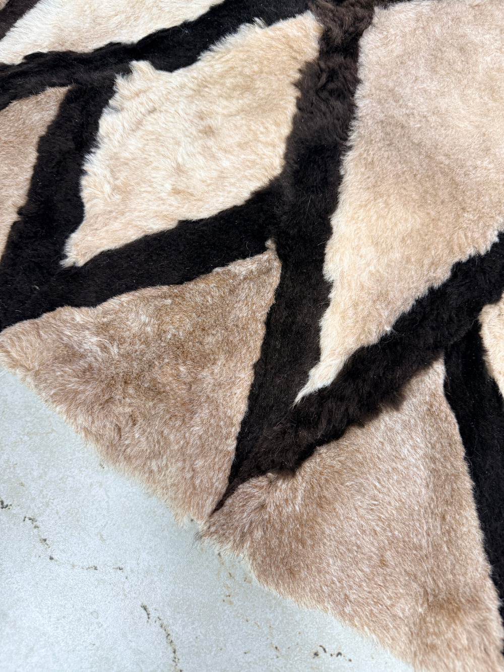 Ковер шкура натуральная овчина меховой