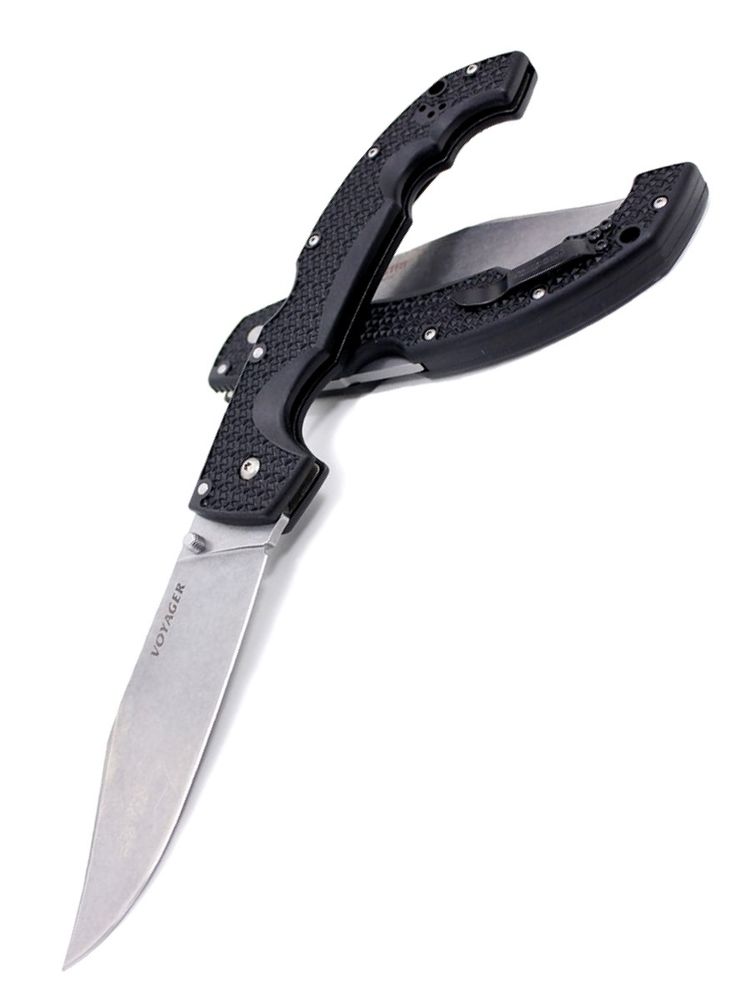 Нож Cold Steel модель 29AXC Voyager Clip 5 Plain Edge