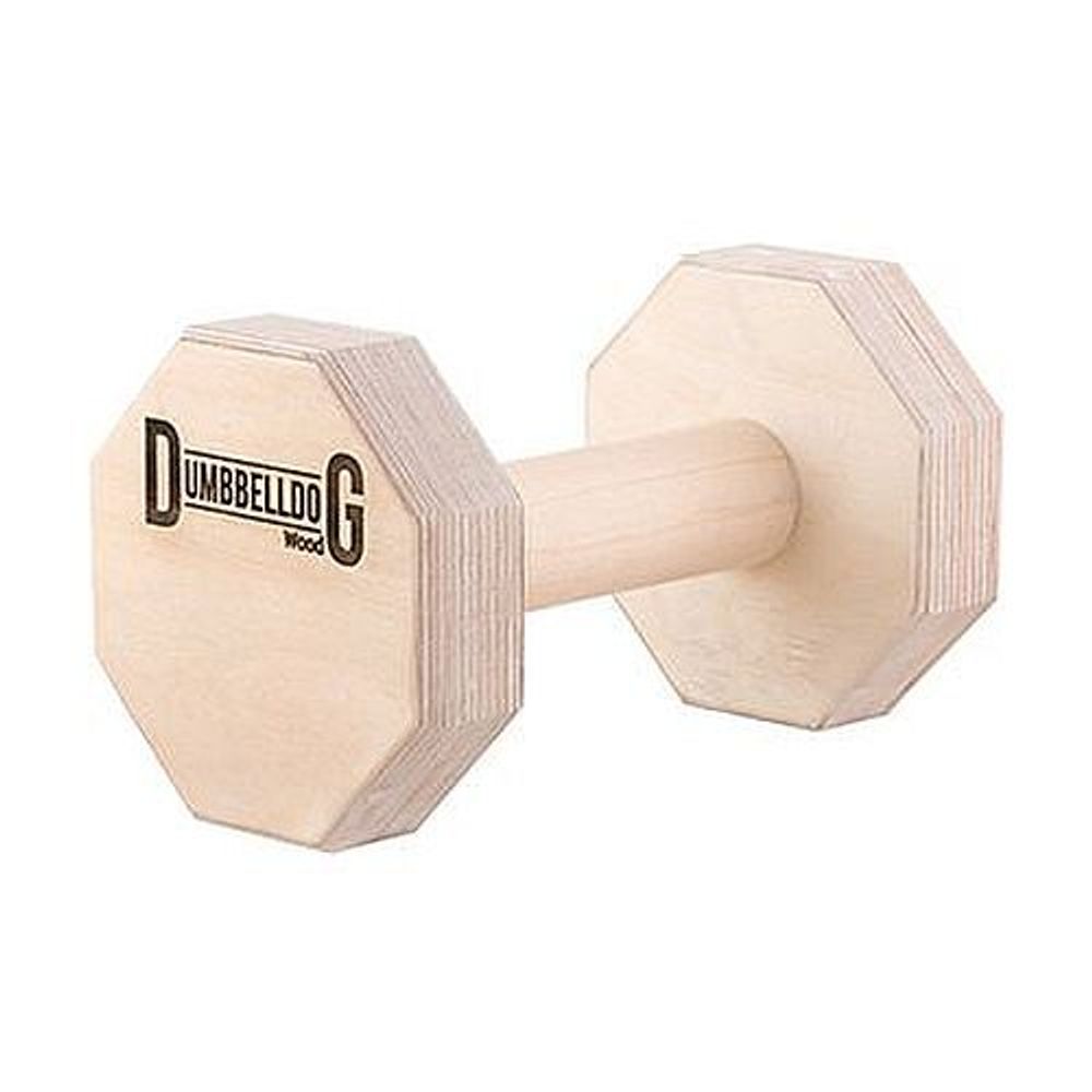 Снаряд для апортировки Dumbbelldog wood средний 650гр дерево