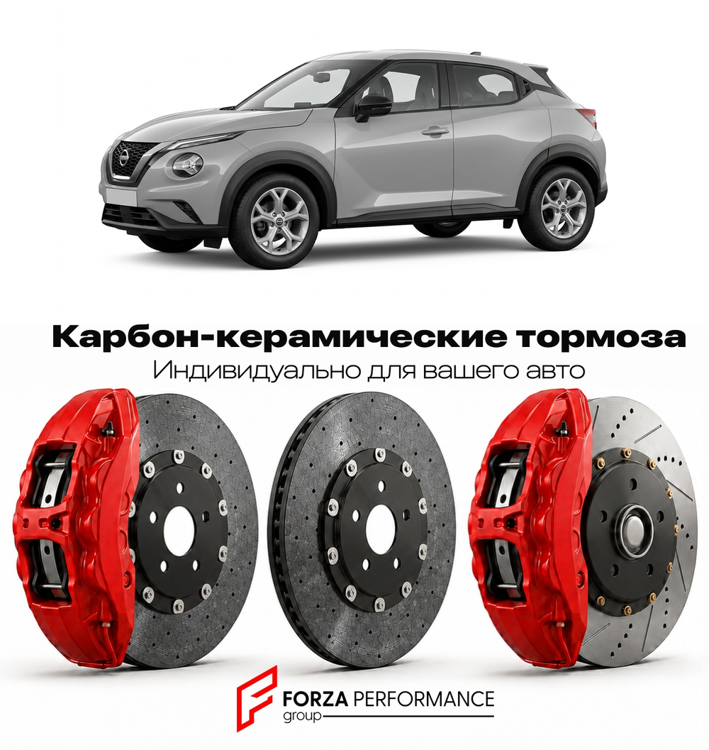 Карбон-керамическая тормозная система для Nissan Juke II F16 2019-2026 Ниссан