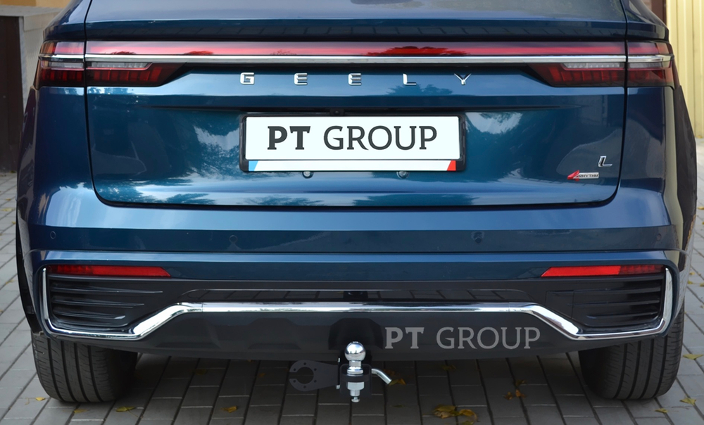 Фаркоп PT GROUP /съемный квадрат/ GEELY Monjaro 2021- (паспорт и сертификат в комплекте)(без электрики) арт.GMN-21-991122.00