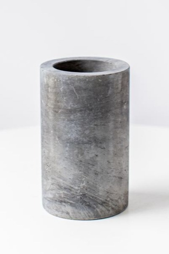 Кашпо Цилиндр 8/14 темно-серый