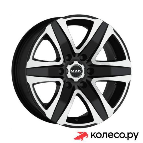 Stone 6 8x18/6*114.3 D66.1 ET30 Black Mirror