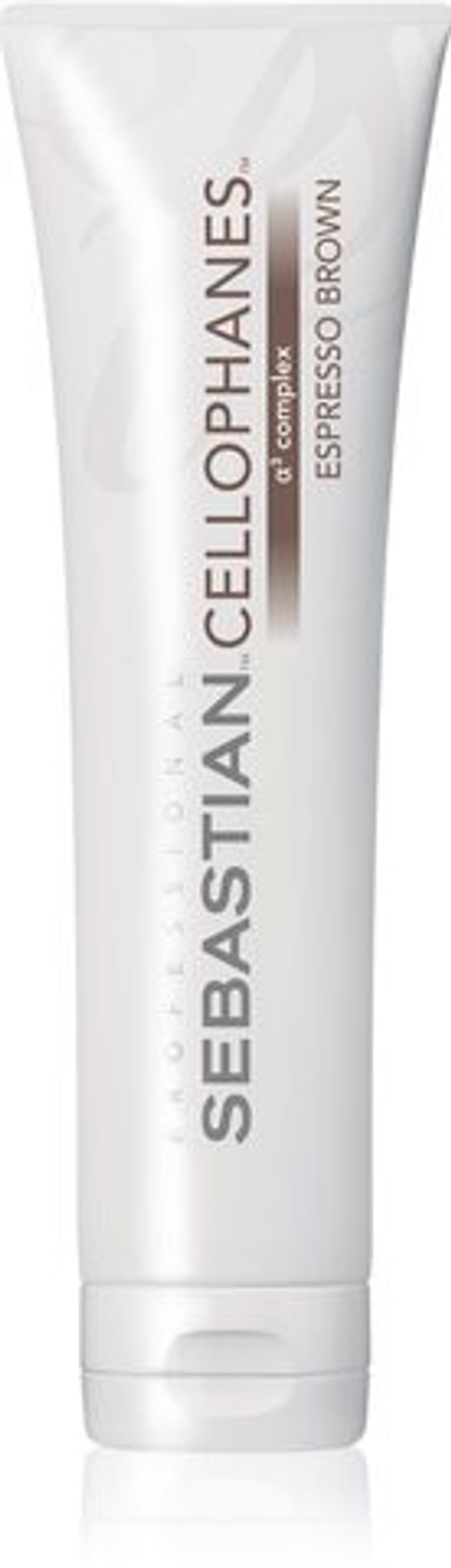 Sebastian Professional Cellophanes - маска, возвращающая блеск окрашенным волосам /  Espresso Brown 300  ml  / GTIN 4015600432645