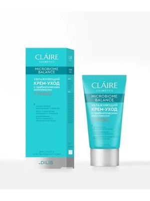 CLAIRE Microbiome Balance Крем-уход Увлажняющий для сухой и чувствительной кожи 50 мл