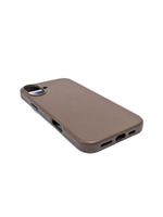 Кожаный чехол Leather Case на iPhone 16 Pro, Taupe Бежевый