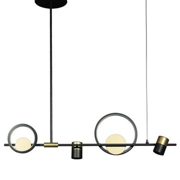 Светильник на штанге 2*GU10/LED 10W 3000К 10094/900 чёрный Saturn LOFT IT