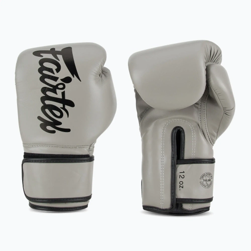Боксёрские перчатки Fairtex Microfiber gray