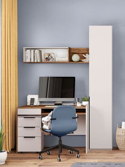 Чарли 5.1 стеллаж правый, Кашемир, Аквилон, 400*550*2205