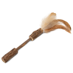 Игрушка для кошек из мататаби "Палочка с перьями", 120/170мм, серия NATURAL, Triol