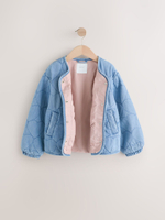Бомбер джинсовый для девочки Next E25-201, Синий