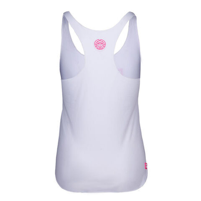 Женская теннисная майка BIDI BADU Smilla Lifestyle Tank Top Women - White, Pink