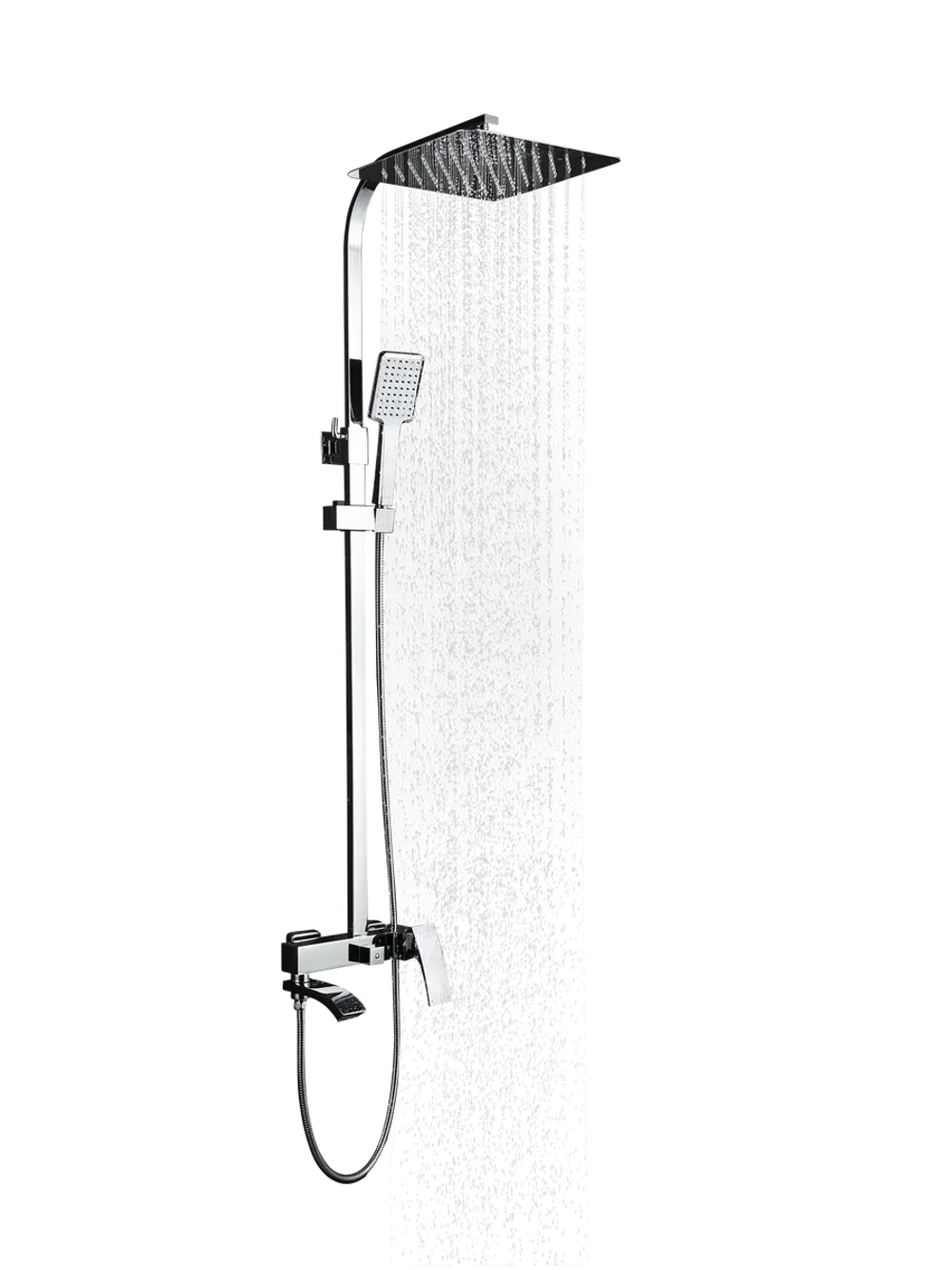 Душевая система с тропическим душем Gappo G2407