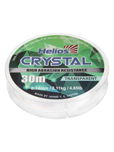 Леска для рыбалки Helios CRYSTAL Nylon Transparent 0,14mm/30 (HS-CT 0,14/30)