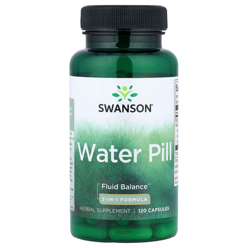 Swanson, водные таблетки, 120 капсул