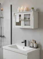 Шкаф навесной Сюзанна, деревянный, белый