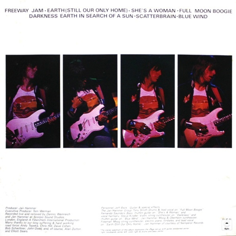 Jeff Beck With The Jan Hammer Group / Live (LP)