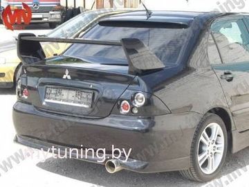 Спойлер var.1 в стиле Evo для Mitsubishi Lancer 9 (высокий)