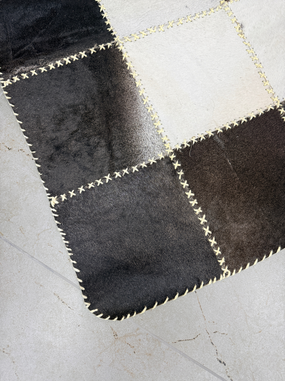 Ковер овальный натуральный Телячья шкура , 180х120