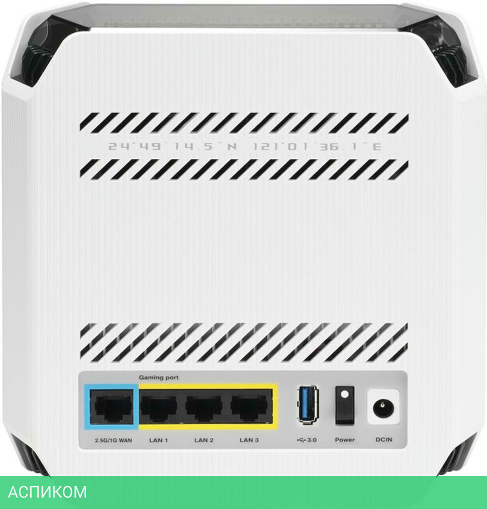 Маршрутизатор ASUS GT6 White-1-PK (90IG07F0-MU9A30)