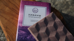 Белый шоколад с северными ягодами "Хибины" (100г)