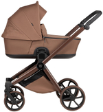 Детская коляска Tutis Mio 3 Plus Limited New 3 в 1 с автокреслом Elo Lux EduSky Black 1622016 Hoopoe Brown