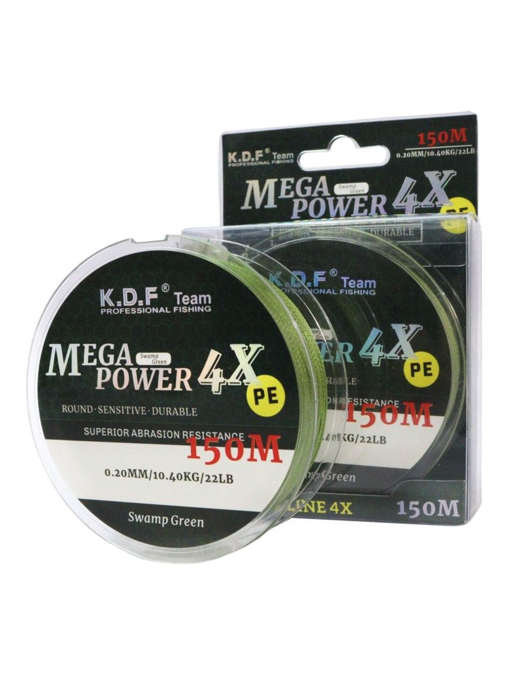 Плетеный шнур KDF MegaPower 4X 0,20 мм 150 м