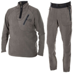 Зимний мужской термокостюм с ремнём ХСН Winter Shaman (Polar fleece) Серый