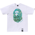 A Bathing Ape X Van Gogh Museum Ape Head Canvas Art Iv Tee Field Crow