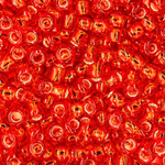 Японский бисер TOHO Round 8/0 (№25), с внутренним серебрением, прозрачный