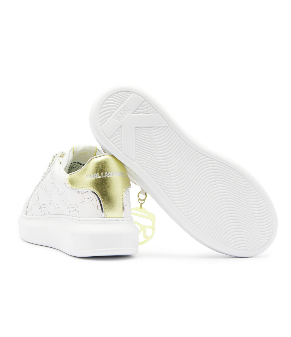 Кожаные кроссовки kapri nft Karl Lagerfeld - белый(KL62522)