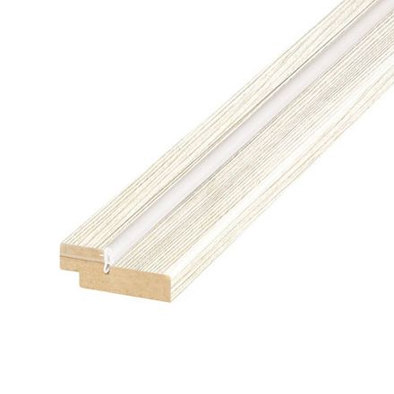 Короб прямая ЕсоТех 70x28x2070 белая лиственница с уплотнителем