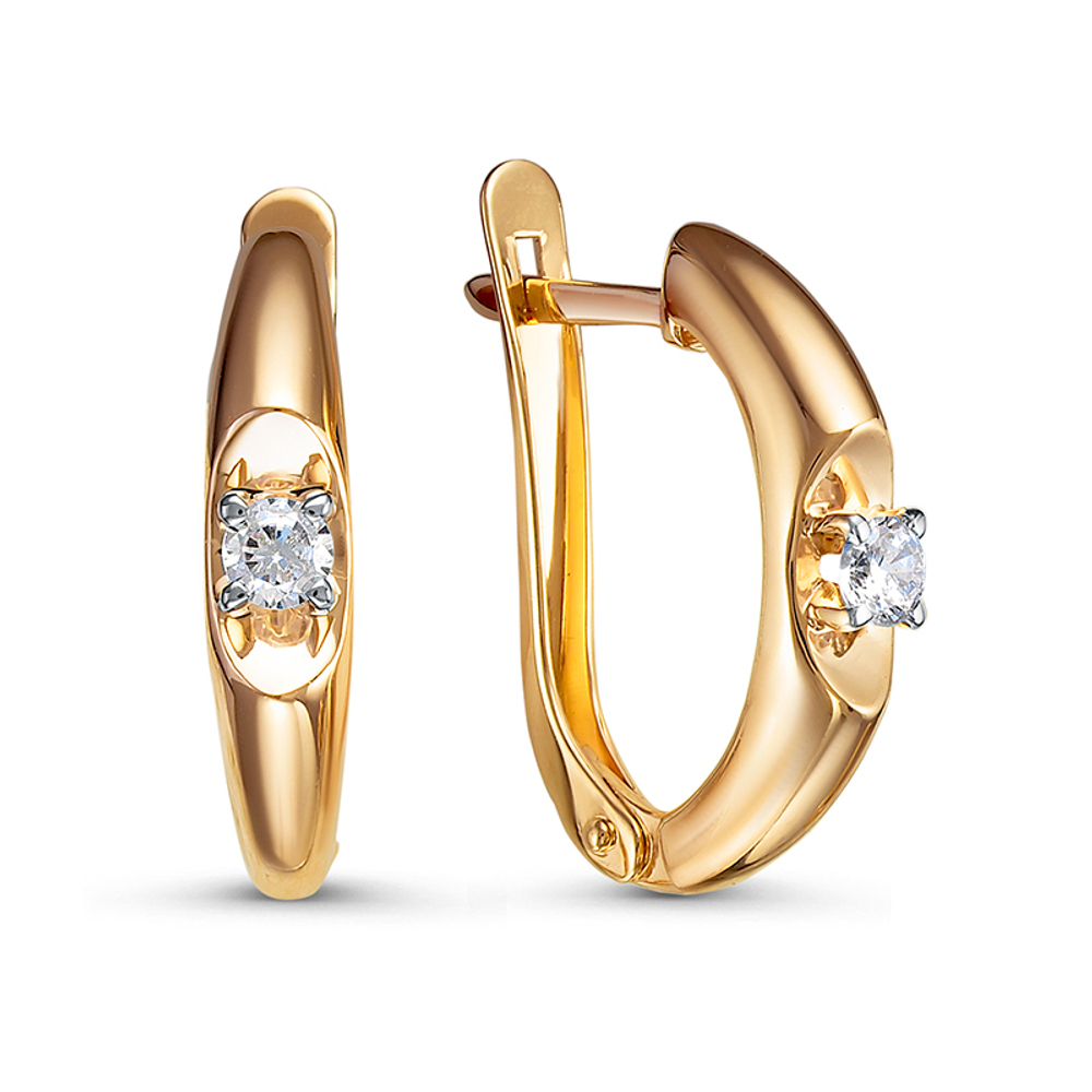 Серьги из золота 585 пробы