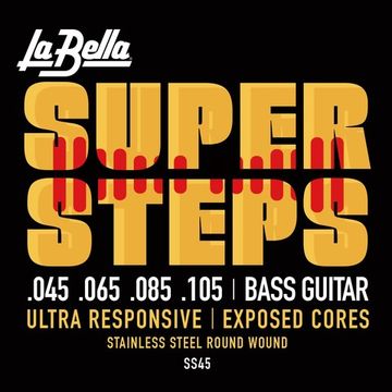 Струны для бас-гитары LA BELLA SS45