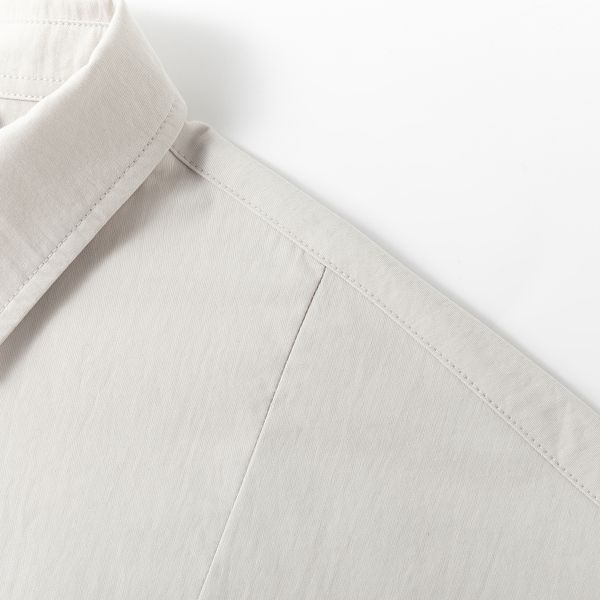 Сорочка Puff пыльно-белая - фото 11