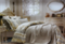 Постельное белье FLORAL бежевый  жаккард deluxe TIVOLYO HOME Турция