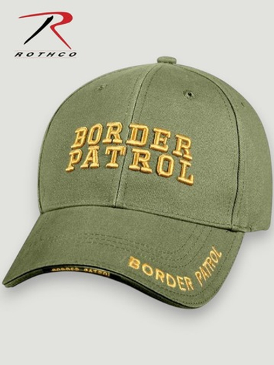 Кепка бейсболка Rothco Deluxe "Border Patrol" Profile Cap Olive
