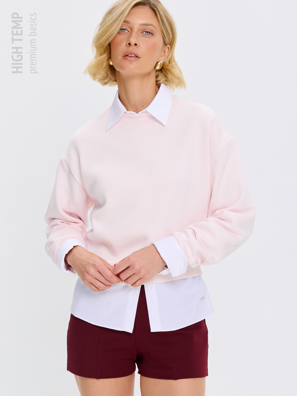 Экстра короткие шорты из футера