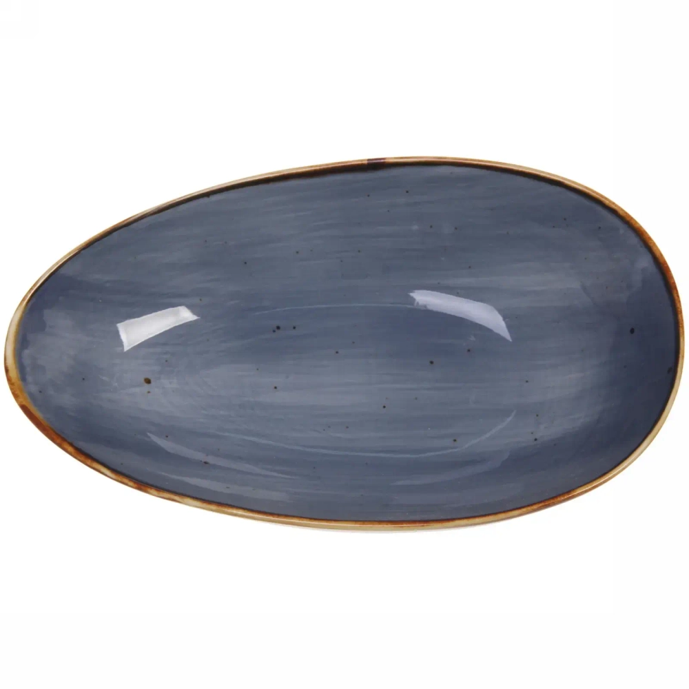 Тарелка керамическая «Corsica blue» 20,5*12,5*5см