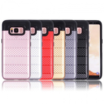 Чехол с вырезами под пластиковые карты для Samsung Galaxy S8 Plus, 009464 Розовое золото